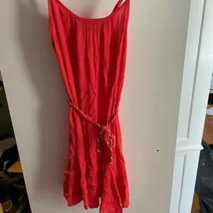 Coral the vanity room summer dress with belt